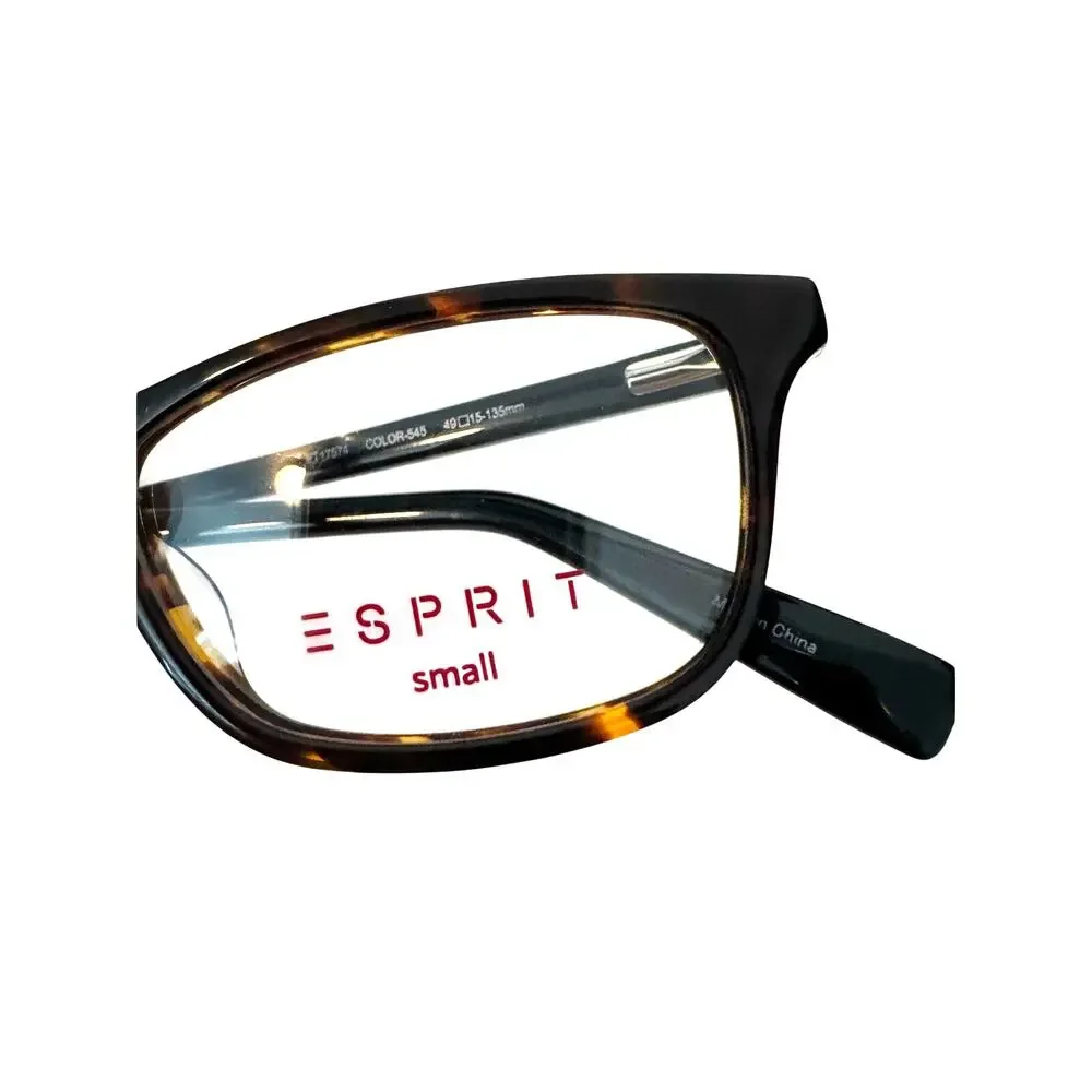 NEW Esprit Eyeglasses Frame Women's ET17574 545 Havana 49-15-135